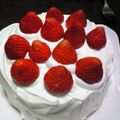哉成あかえ's cooksnap of when they made ＊米粉ＤＥいちごのショートケーキ＊.