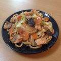 すずまーるママ's cooksnap of when they made 簡単☆元気が出る鮭のちゃんちゃん焼うどん.