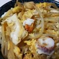みのぴよ's cooksnap of when they made 超節約&美味★もやしとちくわの卵とじ丼.