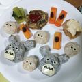 さるぱんだ's cooksnap of when they made トトロ風おにぎり.
