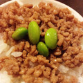 たきイルカ's cooksnap of when they made 牛そぼろ えだまめ.