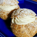 kanaape's cooksnap of when they made ゆで栗ペーストで☆和栗のシュークリーム.