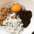 やぬりん's cooksnap of when they made もずくしらす納豆丼.