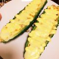 yuri1113's cooksnap of when they made ゴーヤで簡単カレーマヨチーズ焼き.