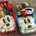 めいとはるのまま's cooksnap of when they made 簡単！ミッキー☆キャラ弁・のり弁.