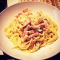 pan5555's cooksnap of when they made 失敗しない！簡単美味い☆カルボナーラ.