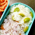ささらんらん's cooksnap of when they made ひとつまみのお塩で美味しい枝豆ごはん♪.