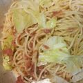 こたろぅ。's cooksnap of when they made コンビーフとキャベツのスパゲッティ.