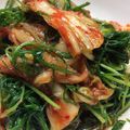 こすみち's cooksnap of when they made おかひじき と 豆苗 の キムチナムル.