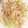 クックKQBEP1☆'s cooksnap of when they made カリカリ油揚げとキャベツの香ばし炒め.
