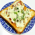 ジンベえちゃん's cooksnap of when they made ♡チャーシューで絶品トースト♡.