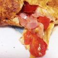 てゅたゃ's cooksnap of when they made トマト＆ベーコン＆チーズのオムレツ.