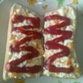 amileamila's cooksnap of when they made ☆パパの手作り・簡単エッグトースト.