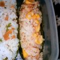 watyami's cooksnap of when they made おにぎり☆コーンマヨ・おかか醤油味☆.