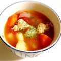 ♡うーき's cooksnap of when they made ナイスリメイク！とんじゃがトマトスープ.