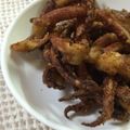 かえるのお宿's cooksnap of when they made 油がはねない！いかゲソからあげ.