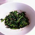 emiri♡♡♡'s cooksnap of when they made 麺つゆで簡単☆春菊の胡麻和え.