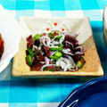 SP♪'s cooksnap of when they made ♪しらすとオクラのしばづけ和え.
