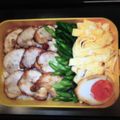 Fuminsaito-'s cooksnap of when they made とりチャーシュー弁当.