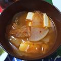 ioaaa's cooksnap of when they made キムチと豆腐のピリ辛スープ.