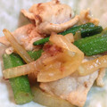かりんママ♡'s cooksnap of when they made 豚とオクラの和風おかか炒め.