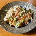 ブランディ's cooksnap of when they made くるみ入り*野菜の白和え.
