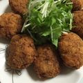 emi&misaki's cooksnap of when they made 定番！激ウマ(*^^*)メンチカツ.