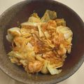 momenko39's cooksnap of when they made 鶏モモ肉とキャベツのゴマ味噌南蛮風.