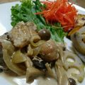 paleaqua's cooksnap of when they made 具沢山きのこの鶏のフリカッセ.