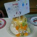 ありんこ1717's cooksnap of when they made キャラケーキ　ワンピース　誕生日に☆彡.