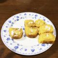 たぬこママ's cooksnap of when they made フライパンで本格バウムクーヘン♪*.