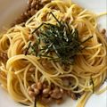 ちょこまなな＊°'s cooksnap of when they made 簡単！納豆スパゲティ.