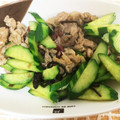 libjapark's cooksnap of when they made きゅうりと豚肉の塩昆布炒め 梅肉和え♪.
