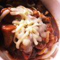 ふわふわしっかり's cooksnap of when they made カレーの残り☆でチーズカレーうどん！.