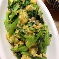 夕飯は６時です's cooksnap of when they made 小松菜と卵のオイスターソース炒め.