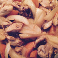 hilo1's cooksnap of when they made 鶏肉とじゃがいもの味噌炒め 簡単.