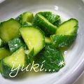 yukiはぴ's cooksnap of when they made 子供絶賛！胡瓜の浅漬け♪.