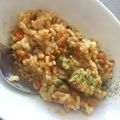 まつおか。's cooksnap of when they made 残ったカレーで納豆チャーハン.