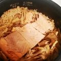 umino_'s cooksnap of when they made 秋鮭ときのこの炊き込みご飯☆.