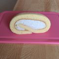 エサコ's cooksnap of when they made 羊羹で小豆ムース　ロールケーキに.