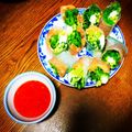 mosomo's cooksnap of when they made 濃厚～☆サーモン&クリチの生春巻き♪.