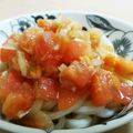 ＊ぶーにゃん＊'s cooksnap of when they made タレが美味しい♫簡単！トマトうどん.