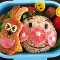 クックX8KPJY☆'s cooksnap of when they made 入園 簡単 キャラ弁＊アンパンマン.