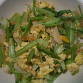 pattymint's cooksnap of when they made カブと鶏肉の卵と干しえび炒め.