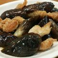 おかあちゃん。's cooksnap of when they made 鶏皮じわじわ焼いて茄子のオランダ煮.