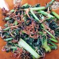 frogflower's cooksnap of when they made かぶの葉の炒め物.
