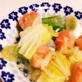よすぴろ's cooksnap of when they made シャケのはらすのあったか鍋風スープ.