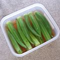 無題ちゃん's cooksnap of when they made 簡単常備菜！オクラのだし漬け.