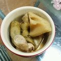 ぷぷぷりぷりぷりこ's cooksnap of when they made 簡単 煮物！蓮根 ごぼう 鶏肉の 和風煮.