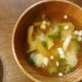 sayori-pon's cooksnap of when they made 秋のサツマイモときのこのお味噌汁.